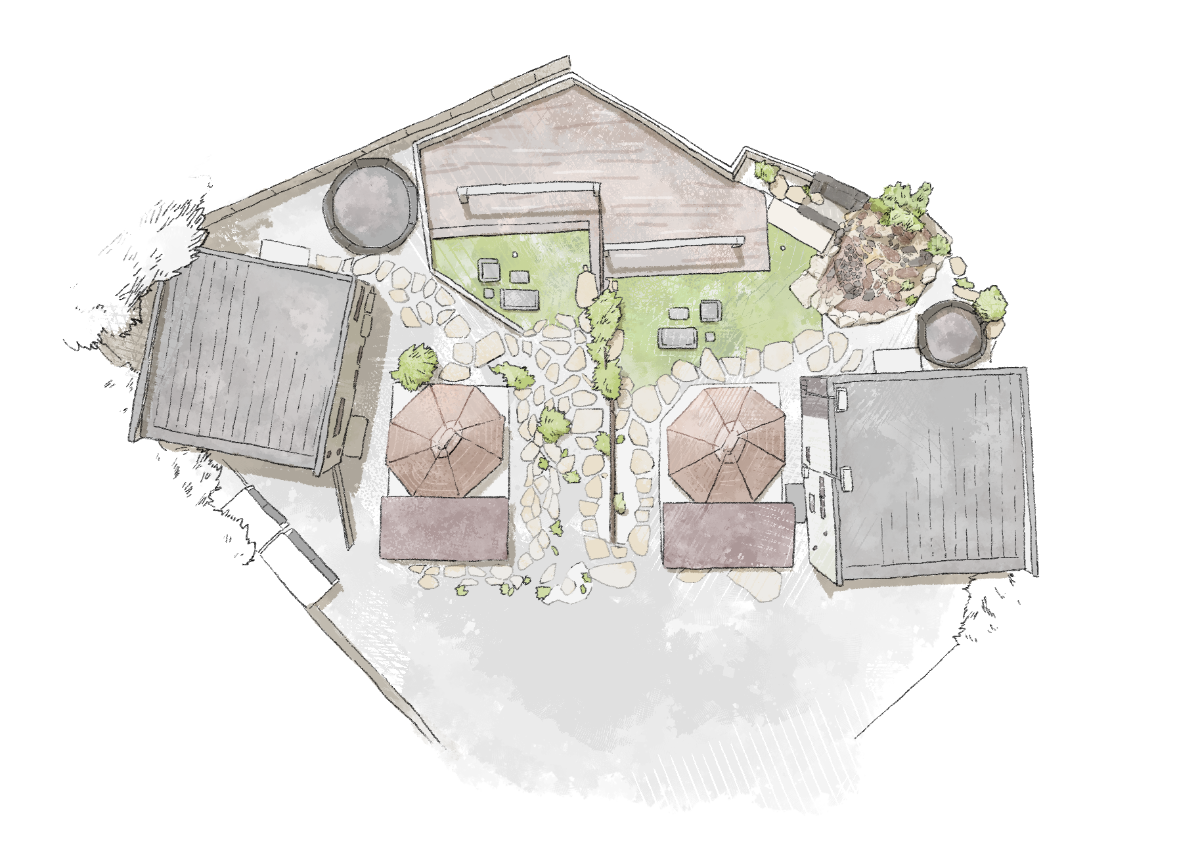 全体敷地俯瞰図